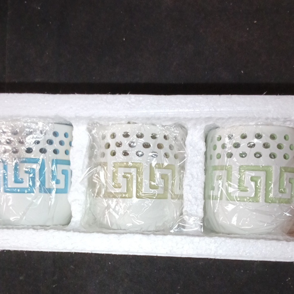 Spafinder Greek Design Tealight Holders